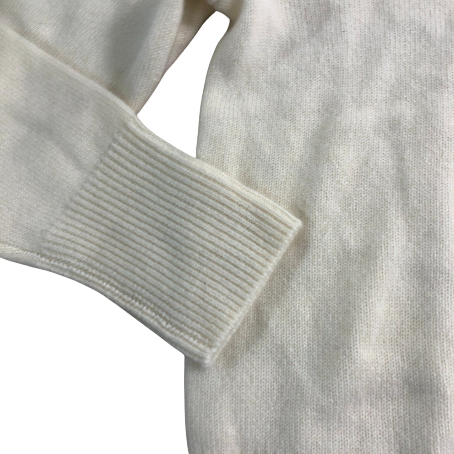 Cashmere Jumper Women's Size 14 Cream Long Sleeve Soft Knit Sweater