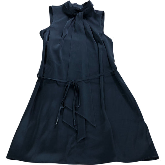 River Island Black Belted Sleeveless Dress UK12 Women's