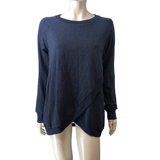 Seraphine Maternity Sweater M Women's Navy Blue Long Sleeve Casual Top