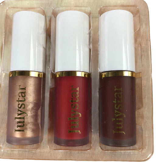 Julystar Liquid Blush Set 3 Pack Hyaluronic Acid Blush And Contour Makeup