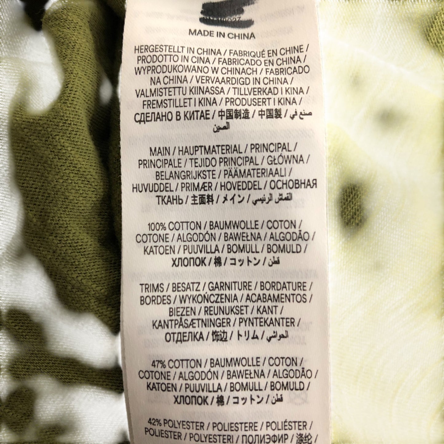 Boden Women's V Neck T Shirt Green Casual Cotton Blend UK10