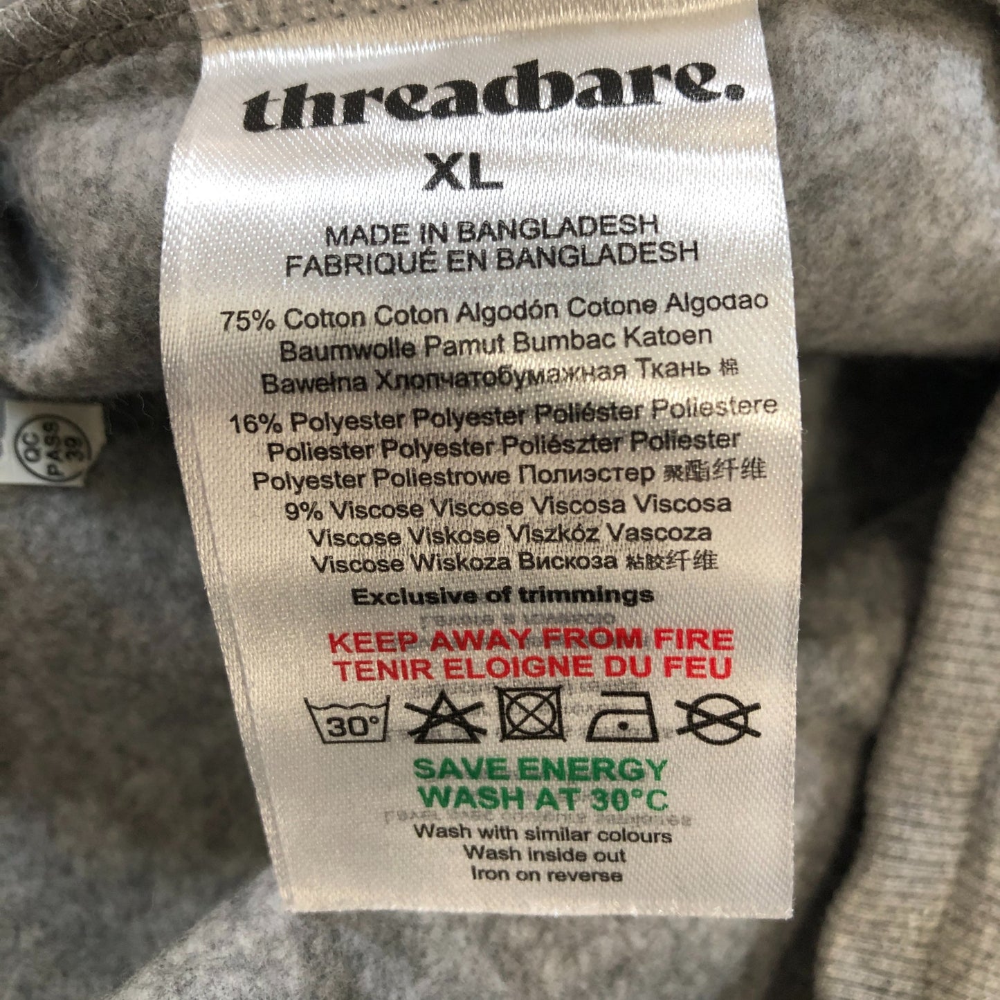 Avant Garde Cargo Trousers Men's Casual Straight Leg Grey Denim Medium 32W 30L