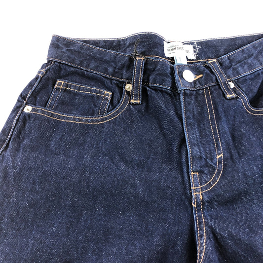 River Island Denim Shorts UK8 Women's Dark Blue