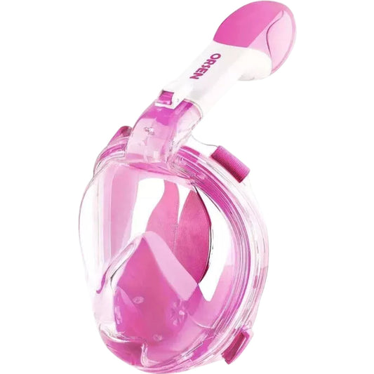 ORSEN Kids Snorkel Mask New Pink 180 Degree View Anti Fog Lightweight Safety