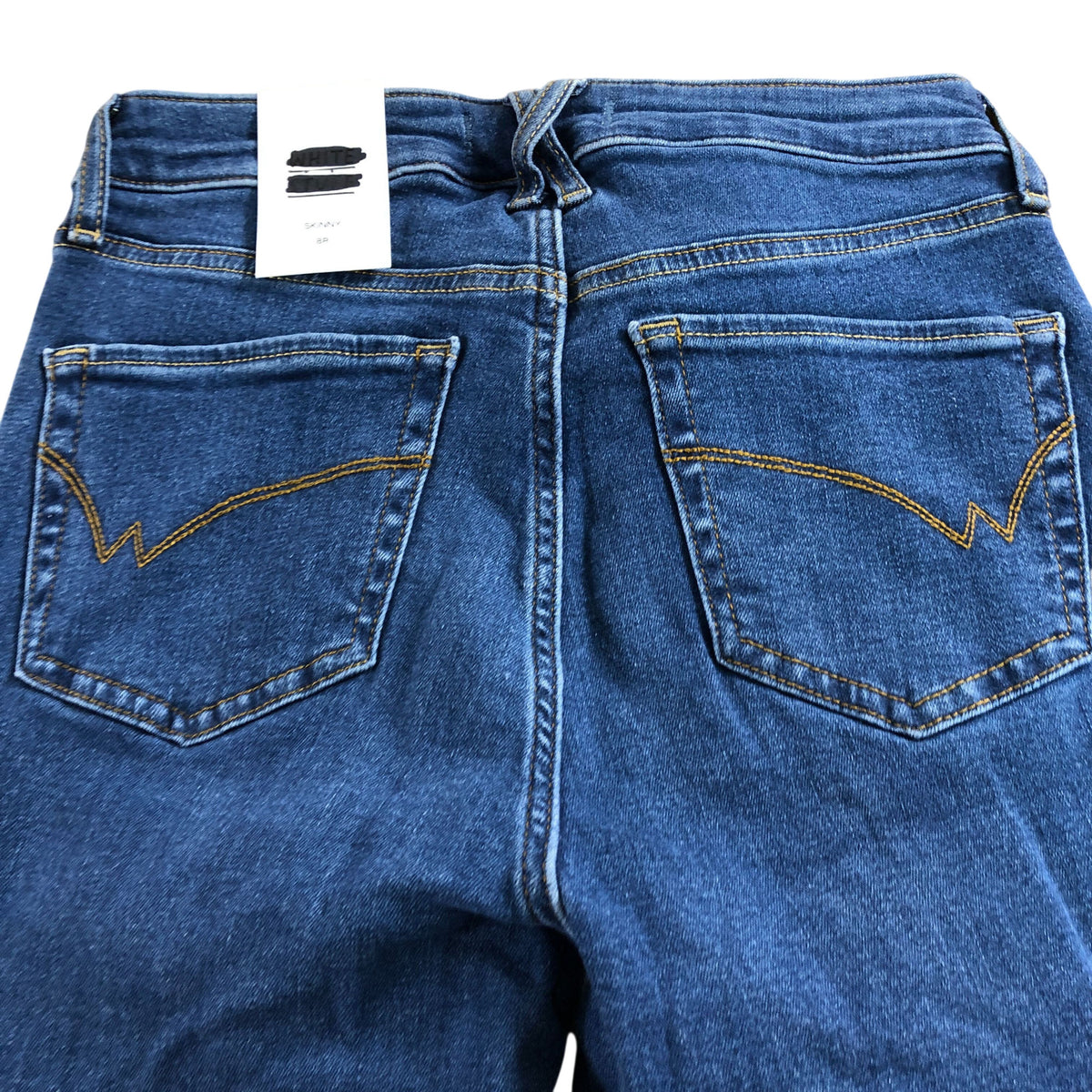 Amelia Skinny Jeans UK8R Women's Light Denim Regular Fit Stretch