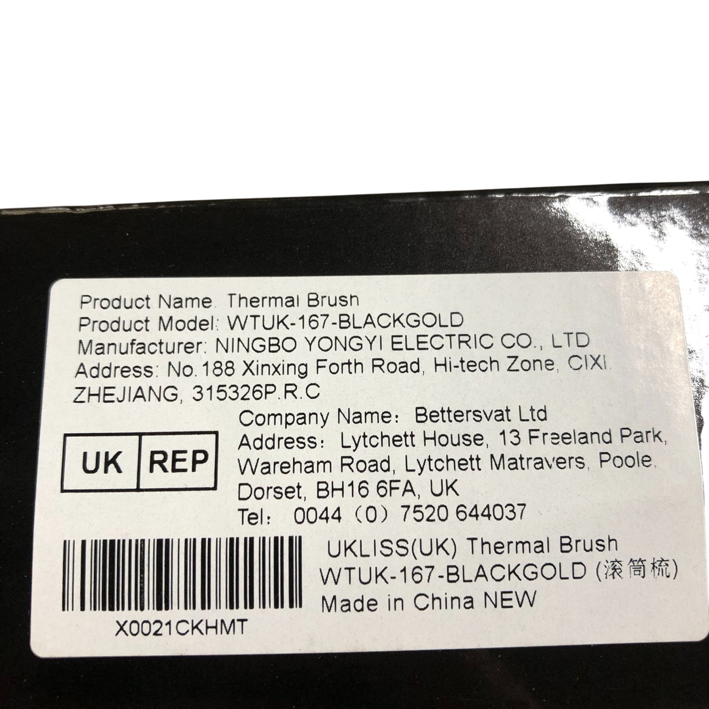 Branded Hair Styling Comb Model WTUK-167 New Thermal Brush with Accessories