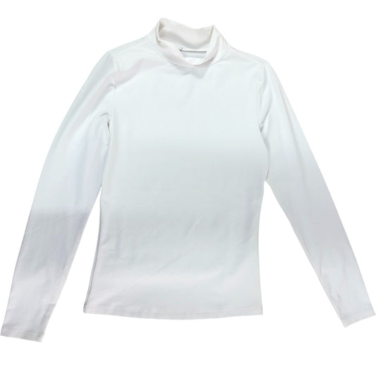 Branded White Turtleneck Top Women's Long Sleeve UK 6