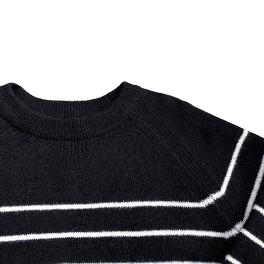 Rivers Island Striped Jumper Navy White Knit Sweater Size M