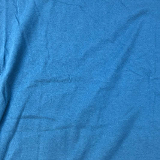 T-Shirt Men's Blue Cotton Short Sleeve Casual Wear Size 12-13 Years