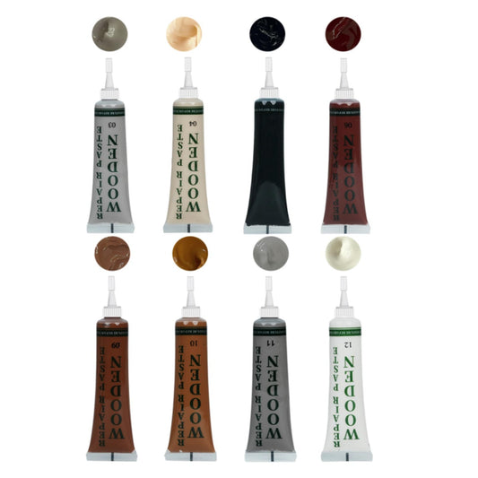 8 Colour Wooden Repair Paste Set Furniture Restoration Kit Wood Stains