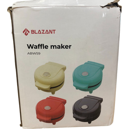 Blazant Waffle Maker ABW59 Nonstick Easy Cleaning Fast Heating Grey