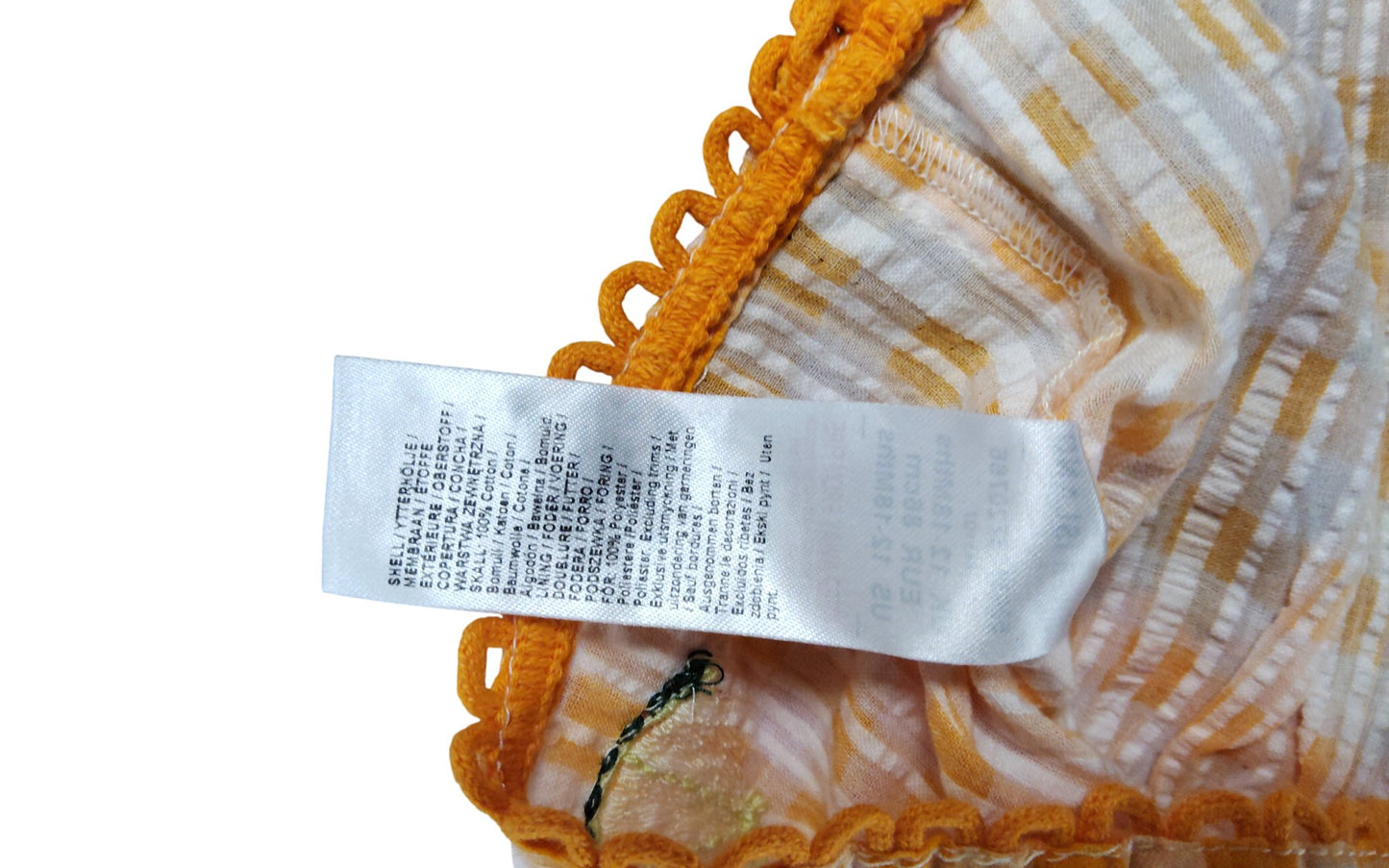 River Island Girls Gingham Print Smocked Dress Size 12-18 Months Summer Dress