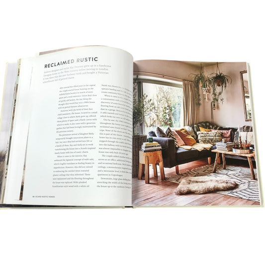 Scandi Rustic Creating A Cozy Happy Home Book by Rebecca Lawson Reena Simon