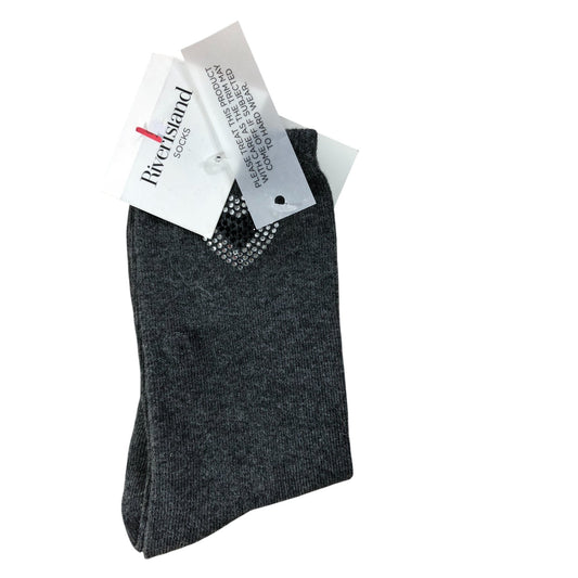 River Island One Size Women's Grey Sparkle Socks Accessories New With Tags