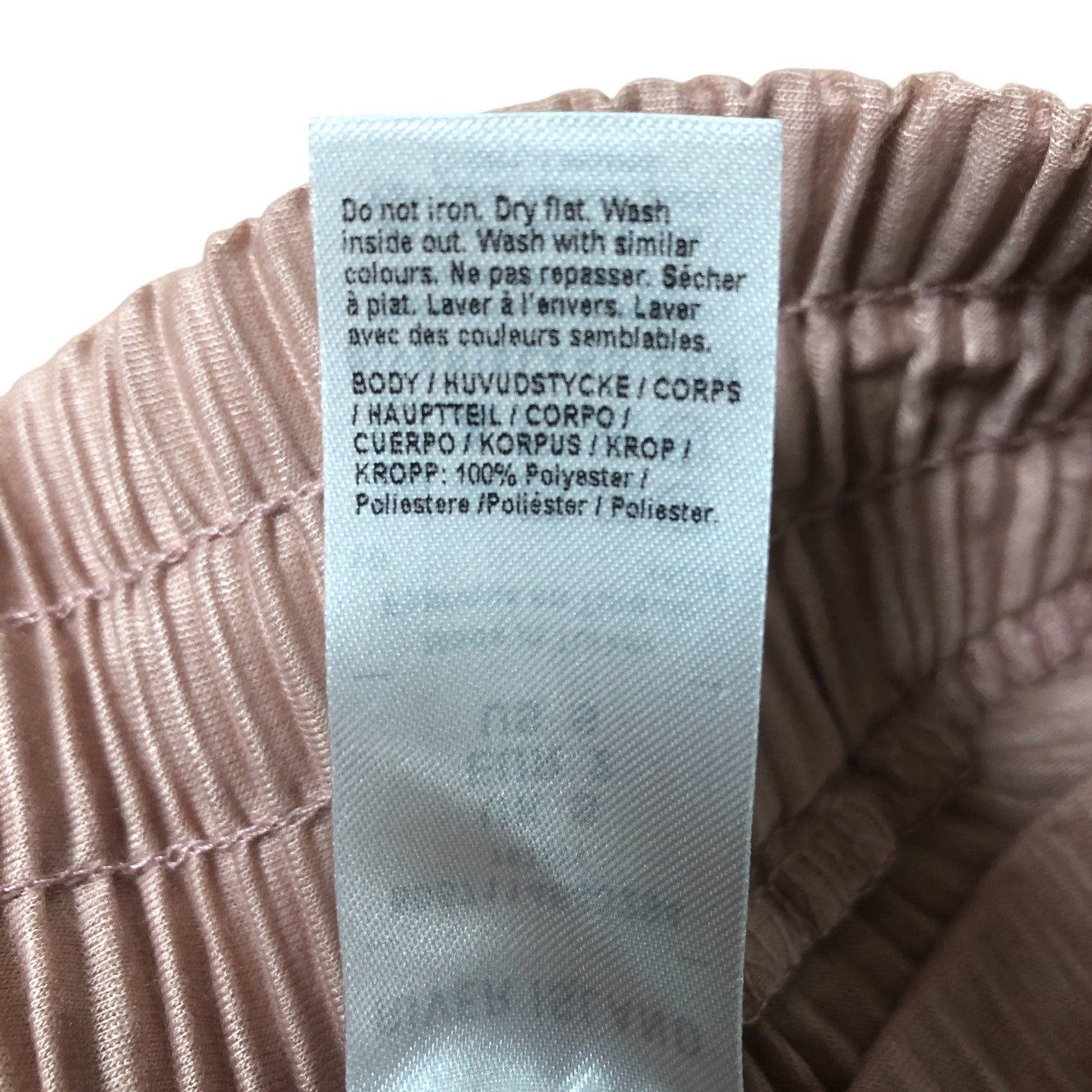 Women's River Island Ribbed Pink Trousers Casual Pants Size UK12