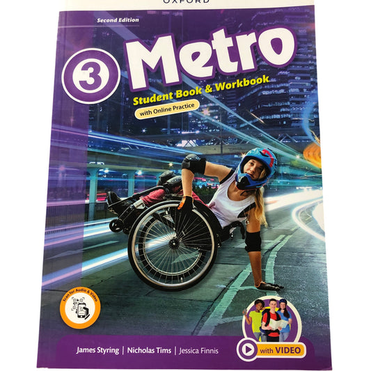 OXFORD Metro 3 Student Book and Workbook Second Edition with Online Practice