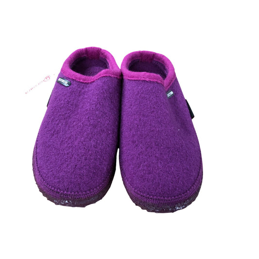 Giesswein Dannheim Slippers Size UK 7 Women's Violet Wool Casual Indoor Footwear