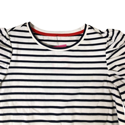 Striped Long Sleeve Dress UK12 Women's Casual Comfortable Cotton Blend