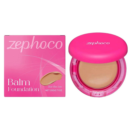 Zephoco Balm Foundation Dark Skin Colour 20G Hydrating Lightweight Makeup