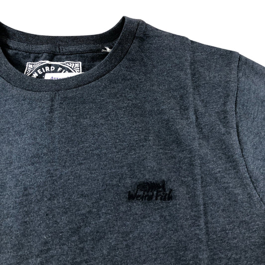 Weird Fish Navy Hooked T-Shirt - Size Medium