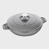 Staub Round Cast Iron Round Hot Plate - 20cm - Graphite