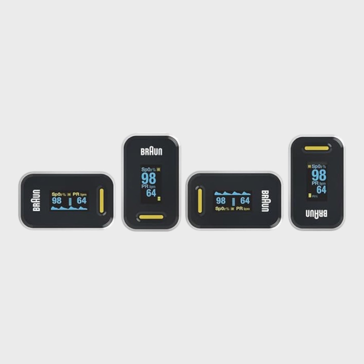 Braun Pulse Oximeter 1 - Blood Oxygen Finger Monitor