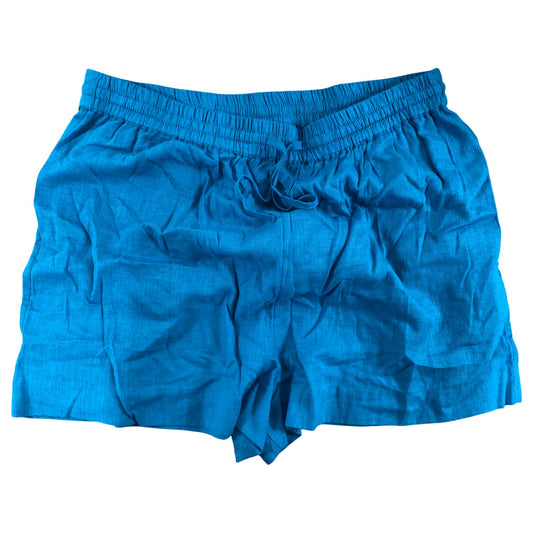 River Island Summer Safari Shorts Size L Women's Bright Blue Casual Loose Fit