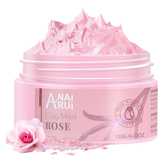 ANAI RUI Rose Clay Mask 120g Smooth Moisturise Revitalise Skincare