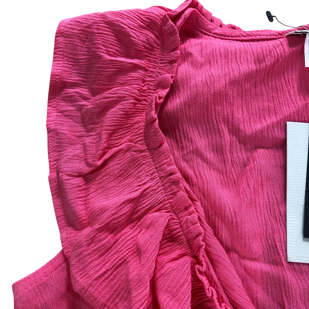 River Island Pink Ruffle Wrap Dress UK6 Women's