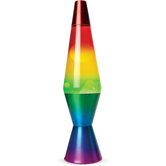Red5 Rainbow Lava Lamp 14" Tall LED Lights Home Decorative Table Lamp