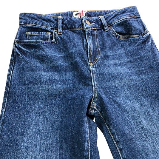 Relaxed Slim Jeans UK8R Women's Mid Denim Comfort Fit Casual