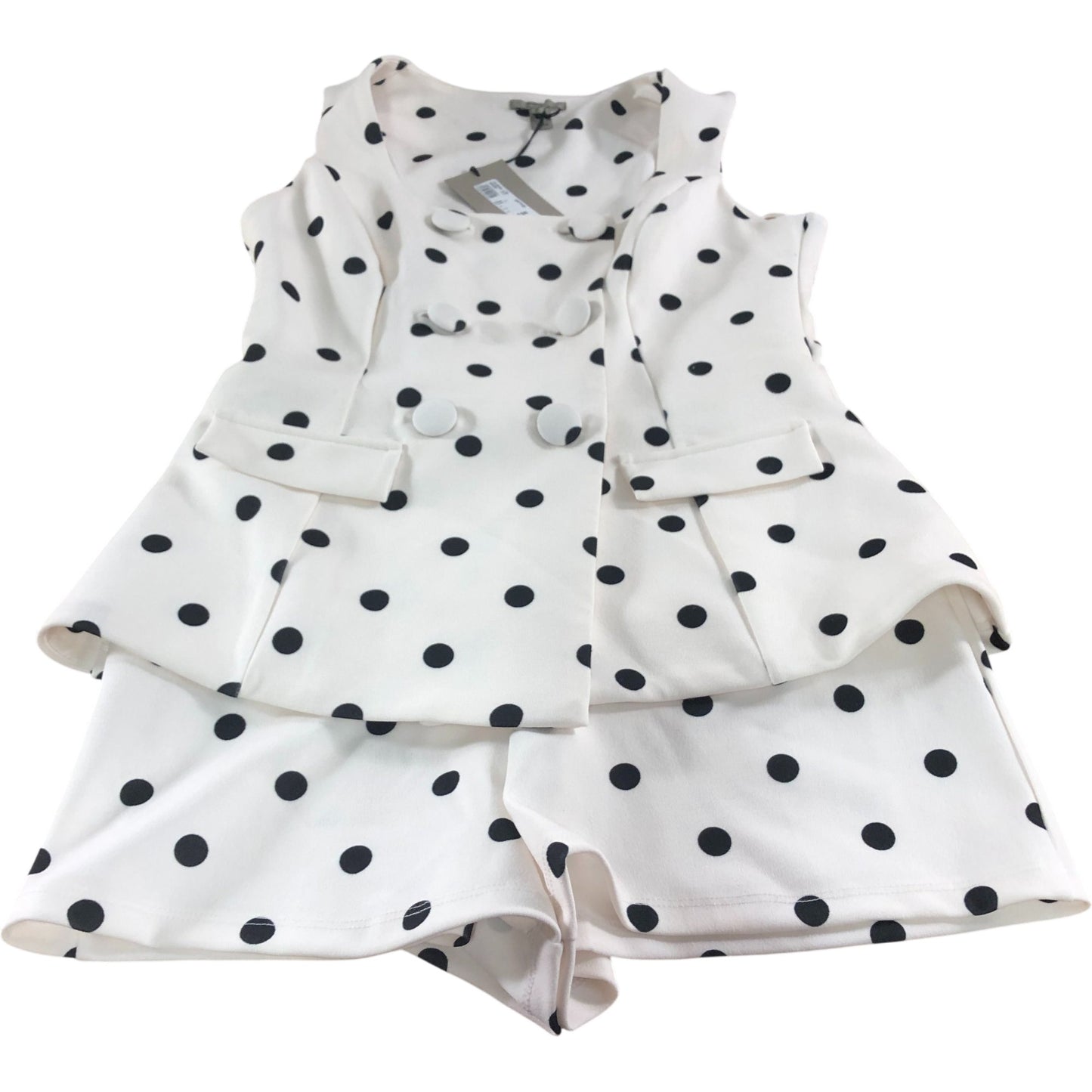 River Island Women's Polka Dot Playsuit UK Size Medium