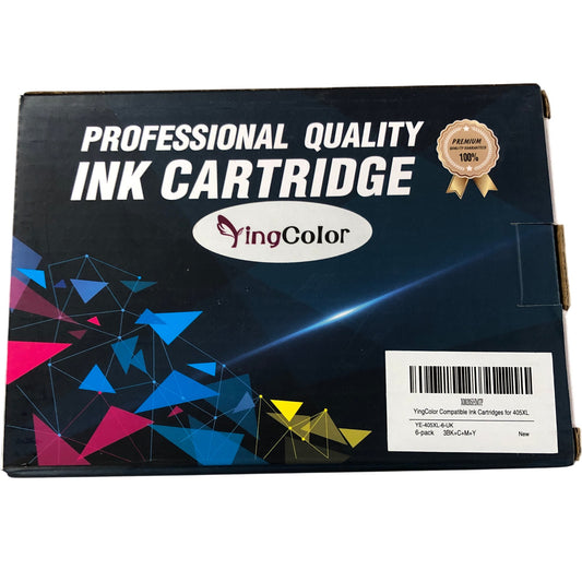 YINGCOLOR 405XL Ink Cartridges 6 Pack Compatible High Yield Black Cyan Magenta