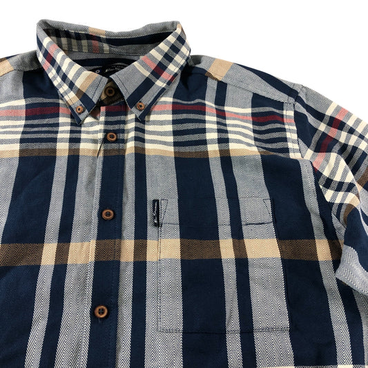 Ben Sherman Blue Checked Shirt - Size Large