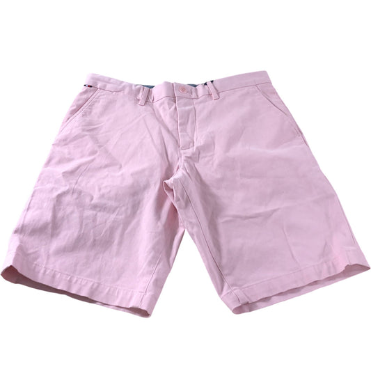 Tommy Hilfiger Harlem Relaxed Tapered Fit Shorts W30 Men's Pink Cotton Blend