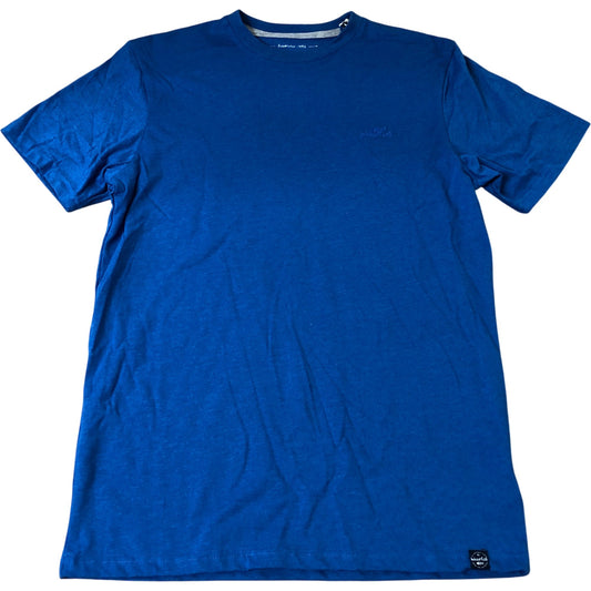 Men's Weird Fish Fished Branded Graphic T-Shirt Olympian Blue Cotton Small