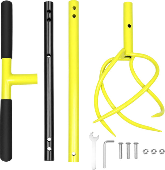 Twist Tiller Cultivator Ergonomic Gardening Tool 37 Inch Garden Hand Tools