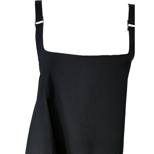 River Island UK8 Women's Black Square Neck Dress Adjustable Straps Casual