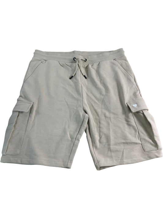 BORN RICH Cargo Shorts XL Men's Beige Pocketed Drawstring Casual Wear