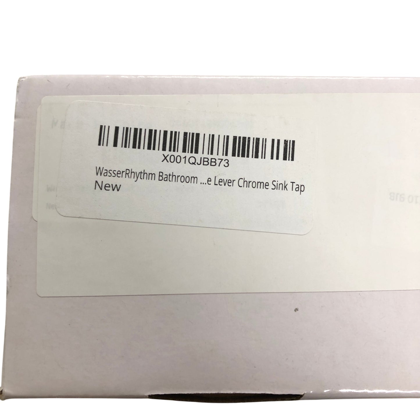 WASSERHYTHM Bathroom Lever Chrome Sink Tap New Water Tap with Accessories