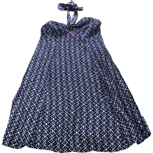 Blue Halterneck Cut Out Midi Dress - Size 20