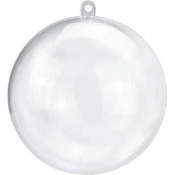 Transparent Fillable Christmas Baubles DIY Set 30 Pieces