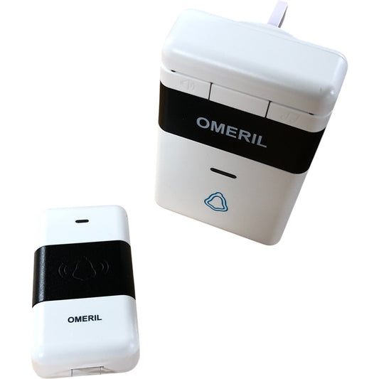 OMERIL Door Bell Model WD711-WH Wireless Door Chime Kit Home Alert System