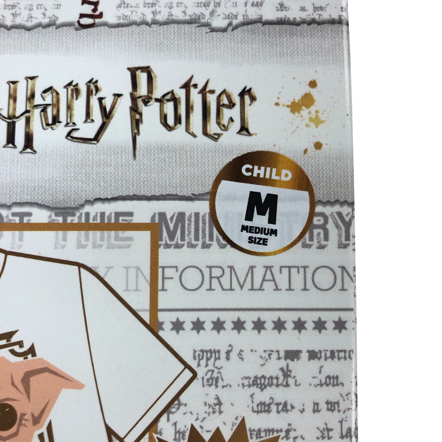 Harry Potter Dobby Pocket Pop And Tee Child Medium Size Collectible Set