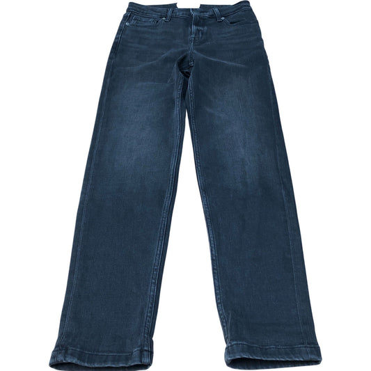 Slim Fit Black Jeans Regular Cotton Blend Casual Wear