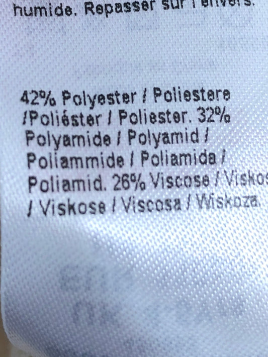 River Island Cream Ribbed Dress with Navy Trim Size 4-5 Months Girls Fashion