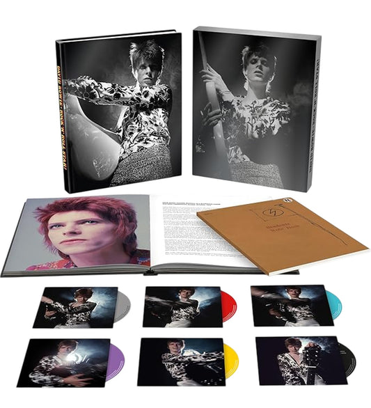 DAVID BOWIE Box Set Featuring Vinyl Records Illustrated Book Collectible Item
