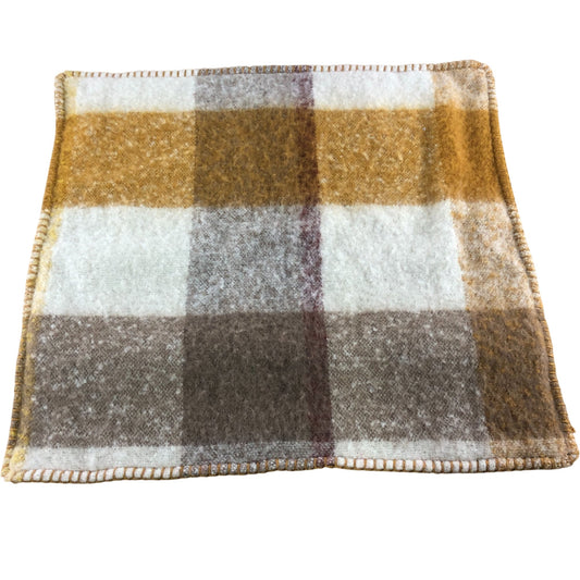 Honey Check Pattern Cushion Cover 50 x 50cm