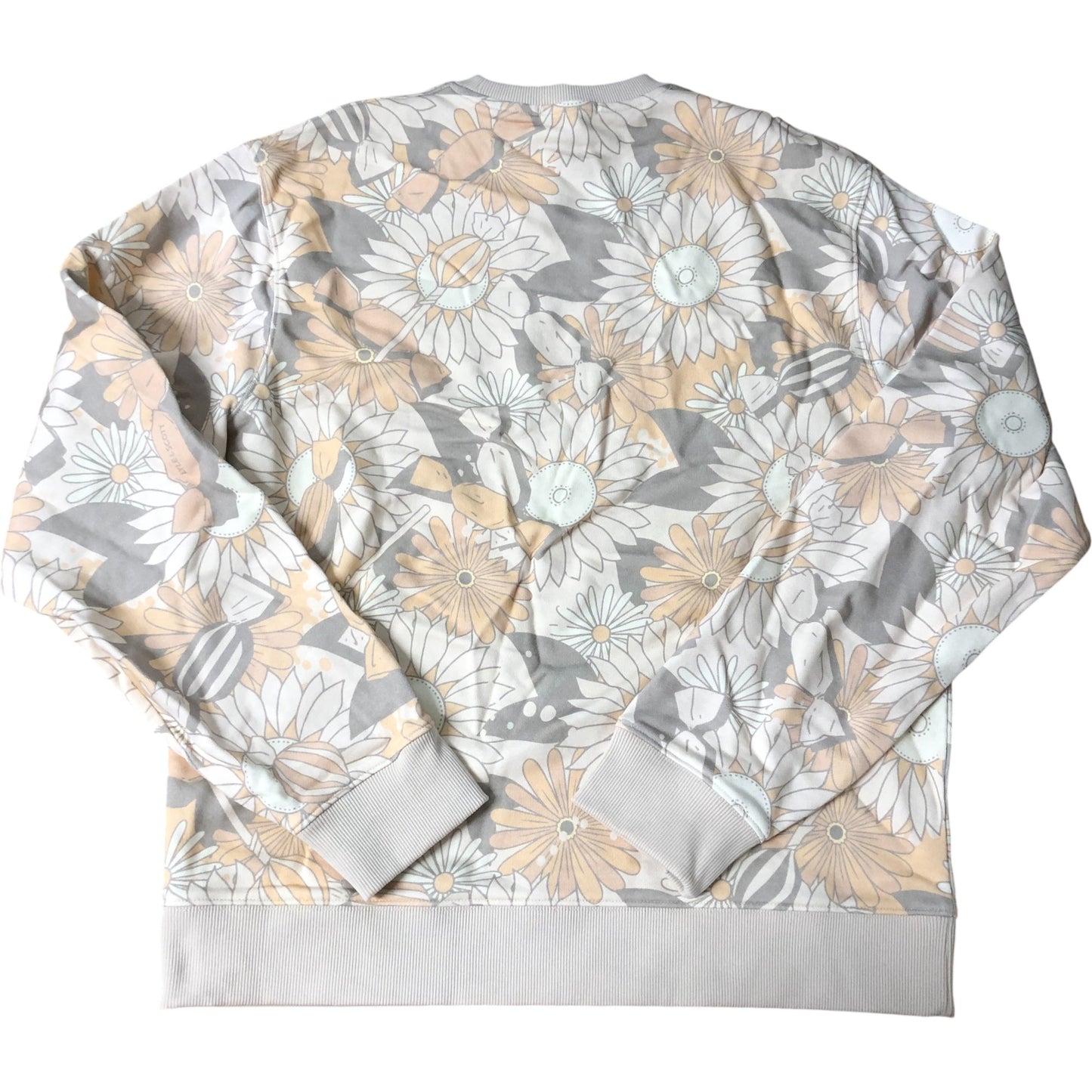 Floral Print Sweatshirt M Men's Terry Casual Wear
