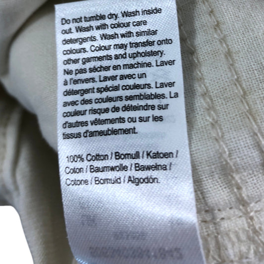 River Island Women's White Denim Shorts UK18 Casual High Waist Summer Fashion